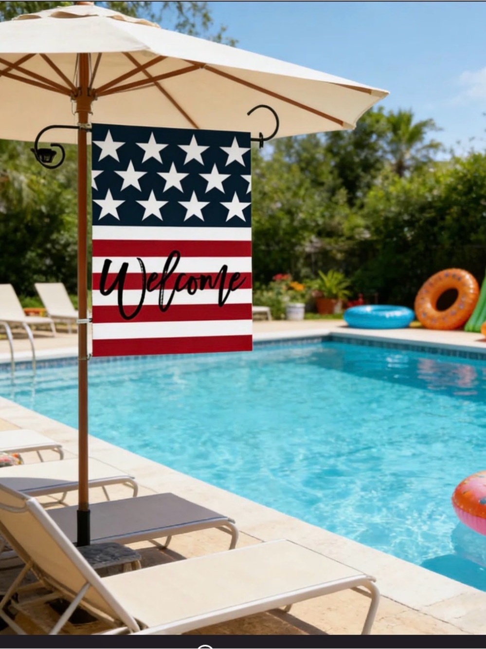 USA Yard Flag,  Double Sided Printed 1 PC 17.7” x 11.8”